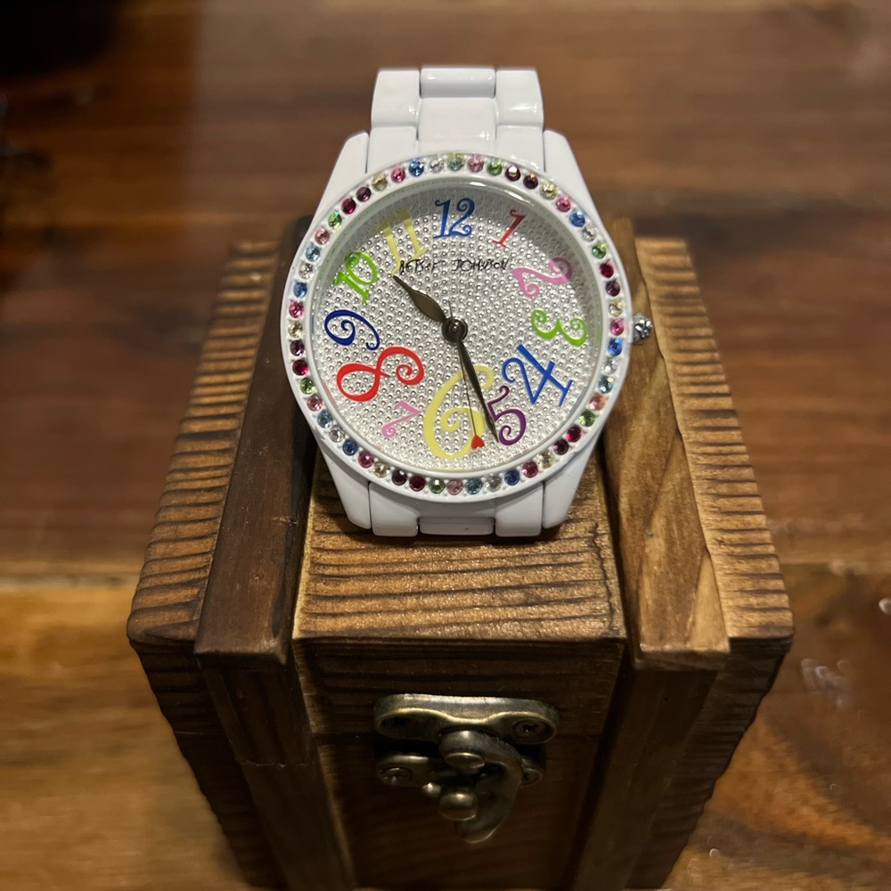 Betsey Johnson Rainbow Watch